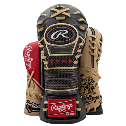Limited Bettinardi x Rawlings Black Glove Wood Headcover Set