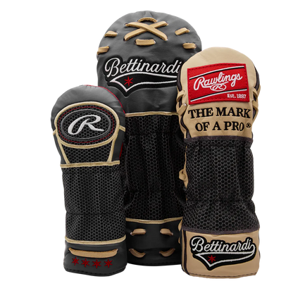 Limited Bettinardi x Rawlings Black Glove Wood Headcover Set