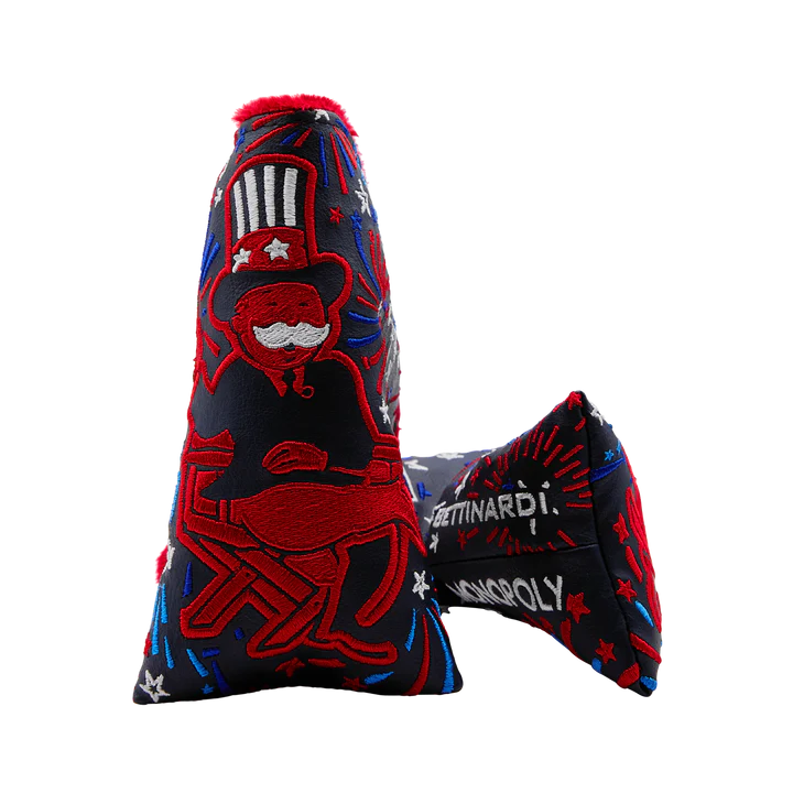 Limited Bettinardi x Monopoly Americana Firework Blade Putter Headcover