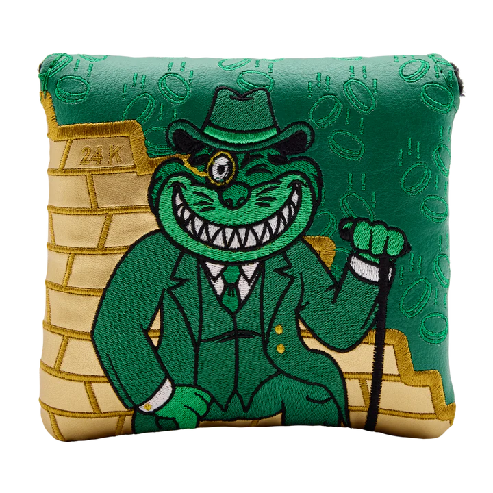 Limited Bettinardi Gangster Cat Throne of Gold Mallet Putter Headcover