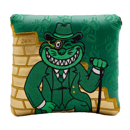 Limited Bettinardi Gangster Cat Throne of Gold Mallet Putter Headcover
