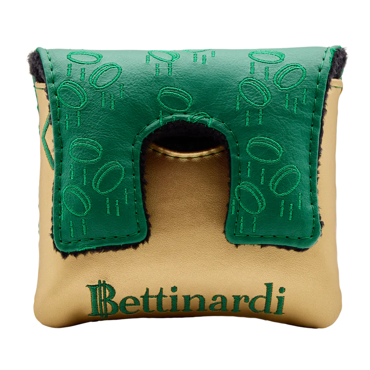 Limited Bettinardi Gangster Cat Throne of Gold Center Shafted Mallet Putter Headcover
