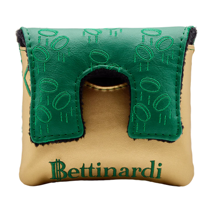 Limited Bettinardi Gangster Cat Throne of Gold Center Shafted Mallet Putter Headcover