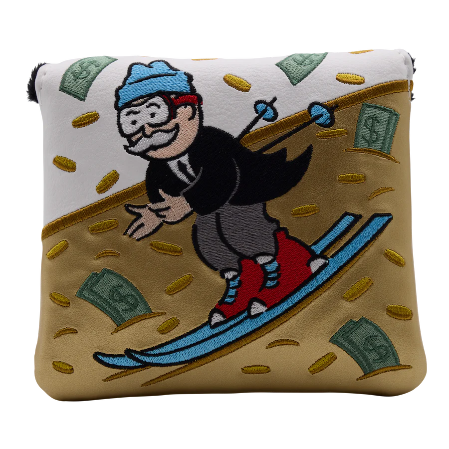 Bettinardi - Bettinardi x Monopoly Mr. Monopoly Skiing Mallet Putter Headcover - The Golf Guys Online