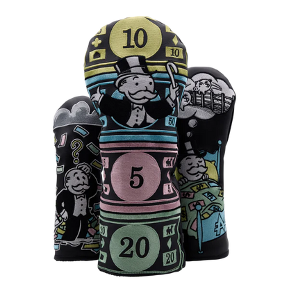 Limited Bettinardi x Monopoly Fun Money Wood Headcover Set