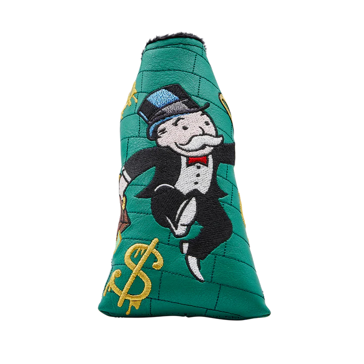 Limited Bettinardi x Monopoly Mr. Monopoly Money Thief Blade Putter Headcover