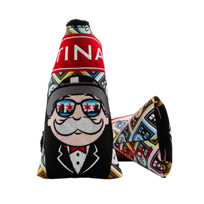 Limited Bettinardi x Monopoly Chi Town Mr. Monopoly Blade Putter Headcover