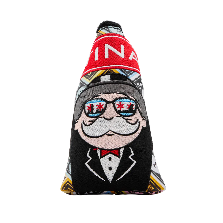 Limited Bettinardi x Monopoly Chi Town Mr. Monopoly Blade Putter Headcover