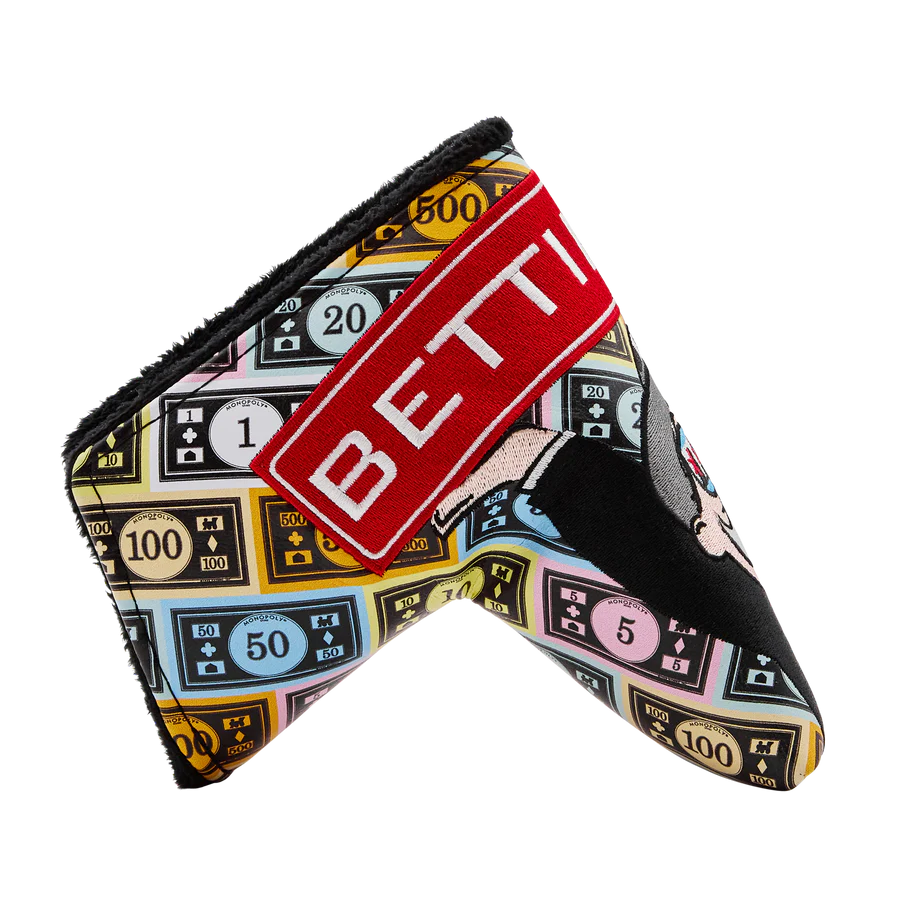 Limited Bettinardi x Monopoly Chi Town Mr. Monopoly Blade Putter Headcover