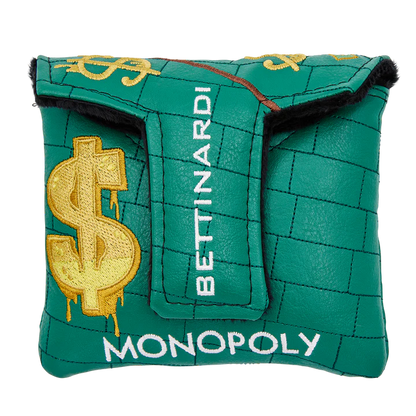Limited Bettinardi x Monopoly Mr. Monopoly Money Thief Mallet Putter Headcover