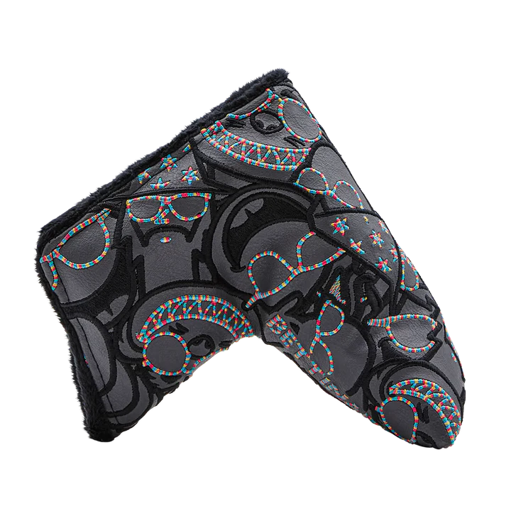 Bettinardi Multi Sunglasses Icon Black Rainbow Stitch Limited Blade Putter Headcover