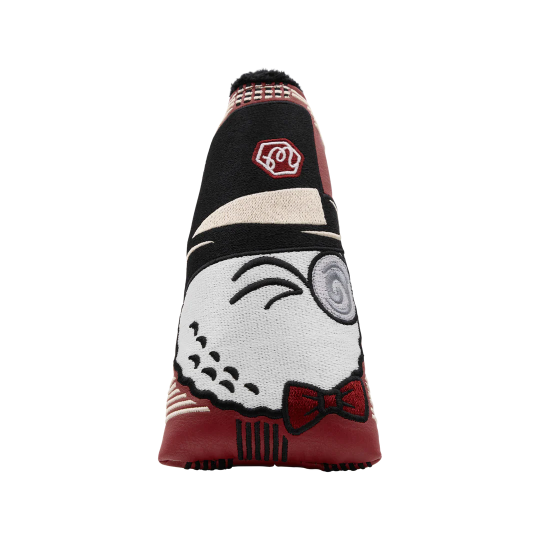 Malbon x Bettinardi Gangster Buckets Maroon Plaid Blade Putter Headcover