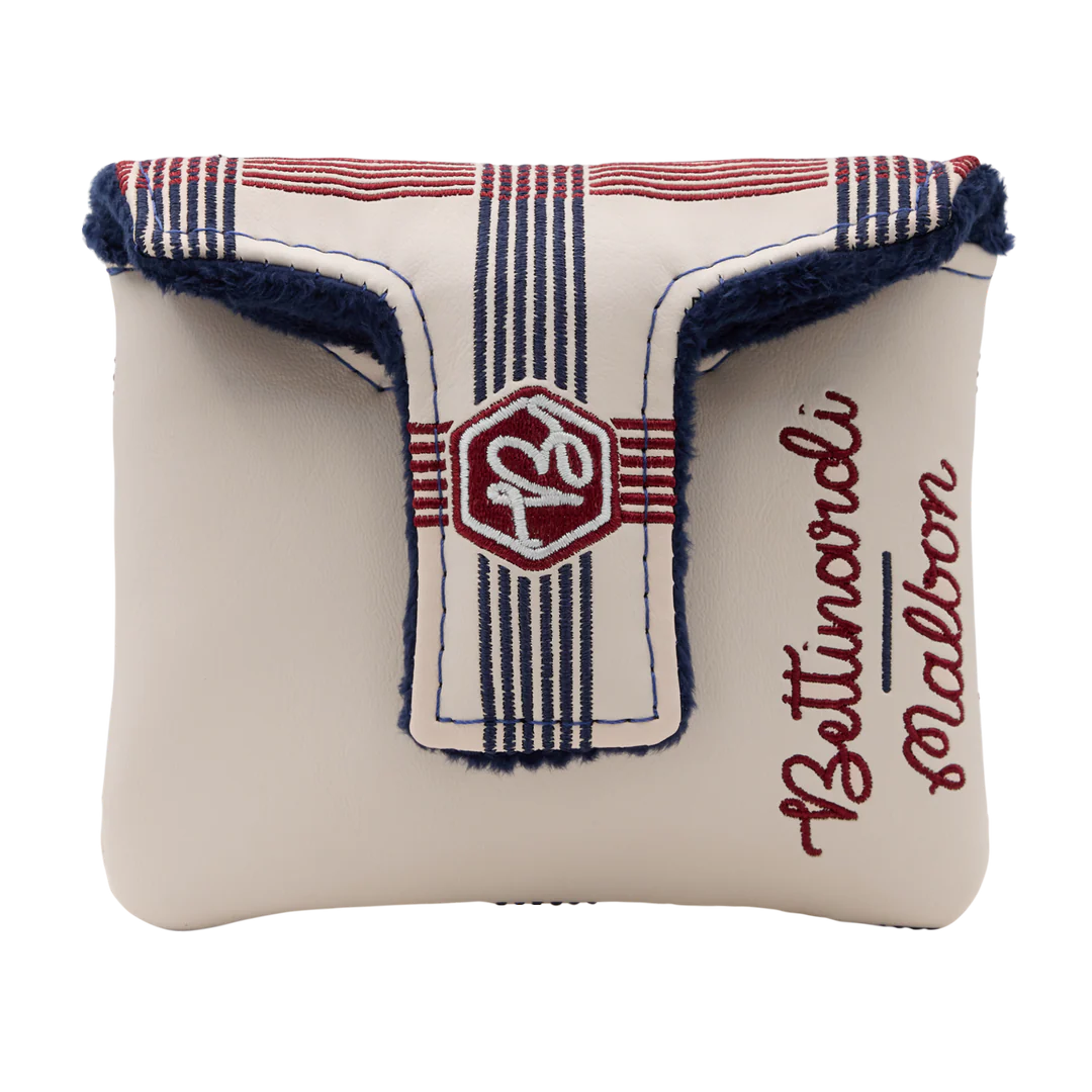Malbon x Bettinardi Gangster Buckets Crème Plaid Mallet Putter Headcover