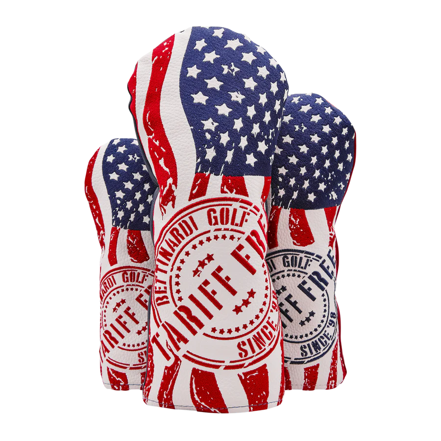 Limited Bettinardi Tariff Free RWB Wood Headcover Set