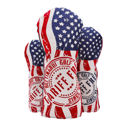 Limited Bettinardi Tariff Free RWB Wood Headcover Set