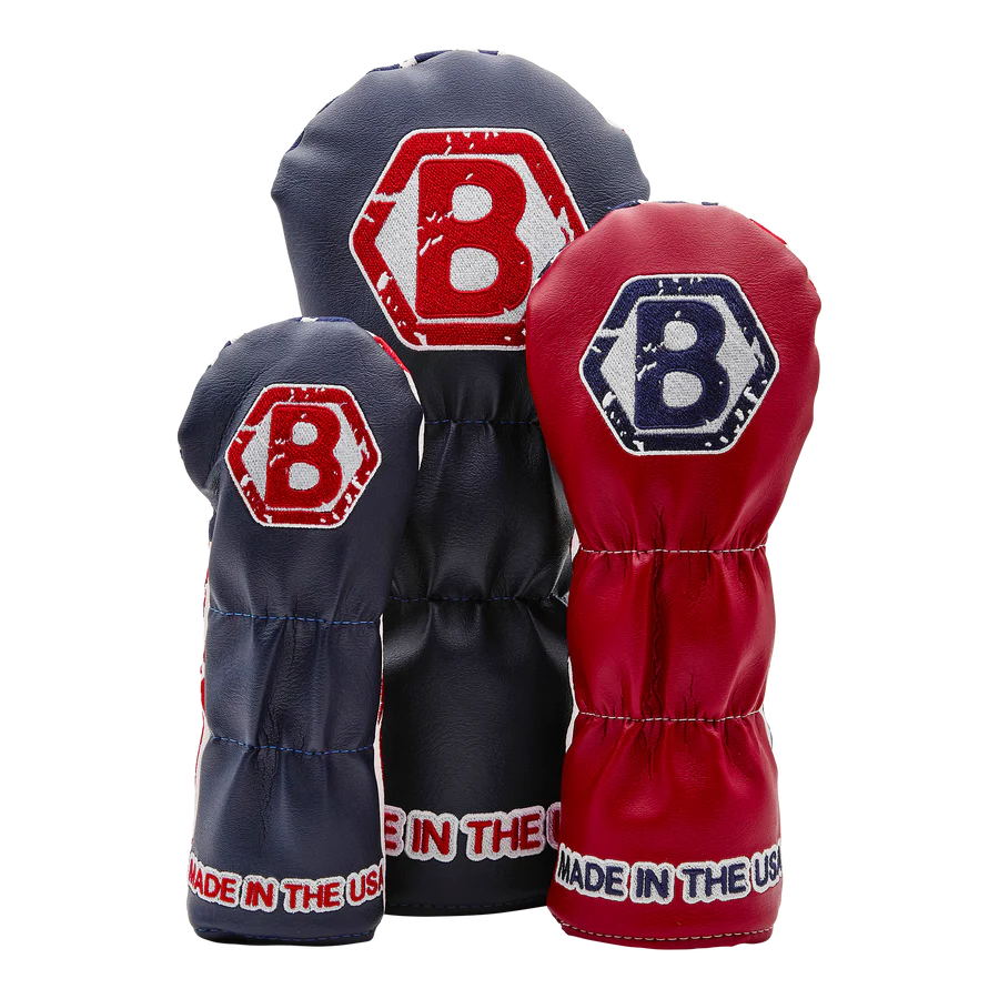 Limited Bettinardi Tariff Free RWB Wood Headcover Set