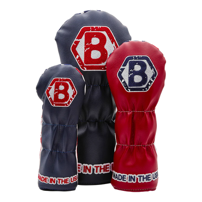 Limited Bettinardi Tariff Free RWB Wood Headcover Set