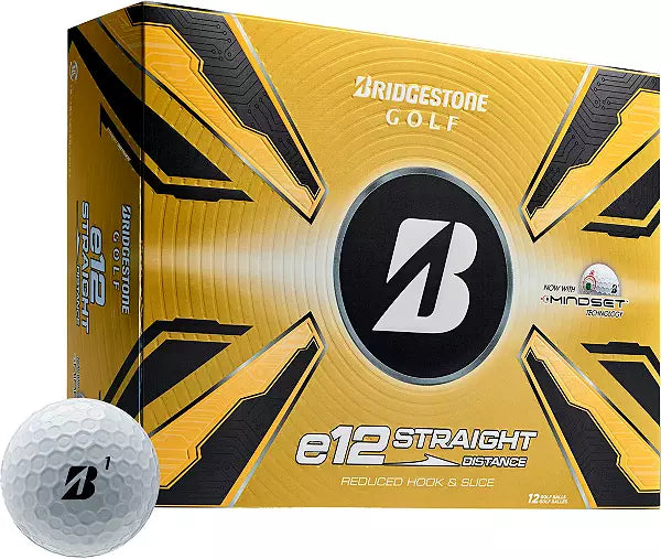 Bridgestone e12 Straight Distance 2025 White Golf Balls