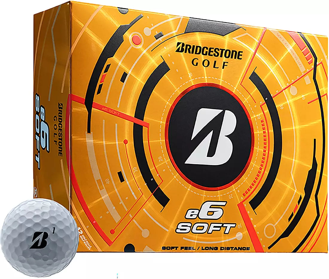 Bridgestone e6 Soft 2025 White Golf Balls