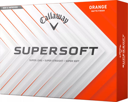 Callaway Supersoft Matte Orange 2025 Golf Balls - The Golf Guys Online