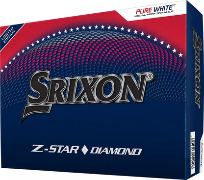 Srixon Z-Star Diamond Limited Edition USA 2025 Pure White Golf Balls