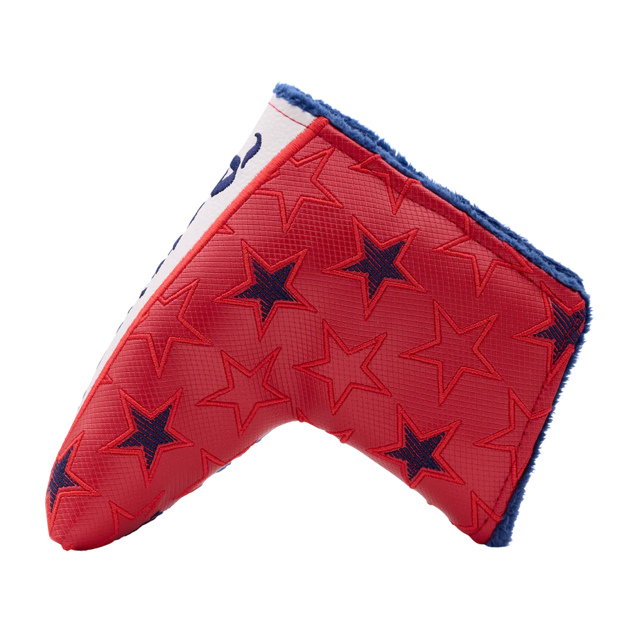 Limited Bettinardi 2026 Stars & Stripes 4th of July Distressed Navy Armor SB1-Flymill w/ Fancy Distressed Blue TPT-Anodized Flag Pocket-Stars & Bars Blade Putter