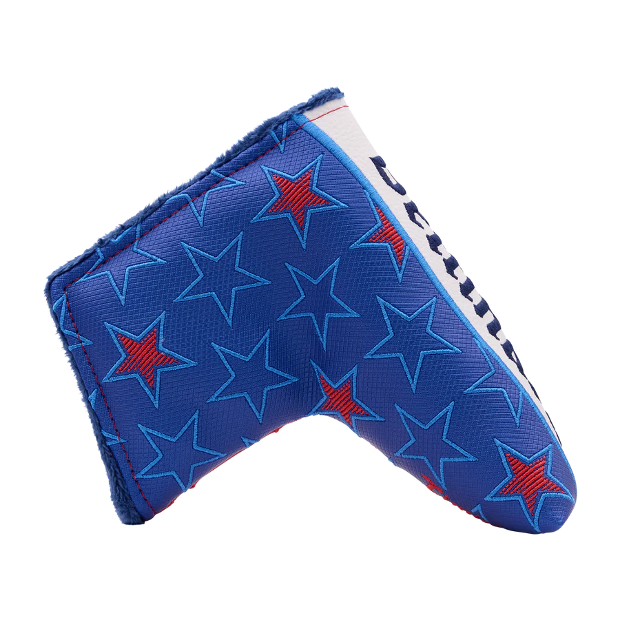Limited Bettinardi 2026 Stars & Stripes 4th of July Distressed Navy Armor SB1-Flymill w/ Fancy Distressed Blue TPT-Anodized Flag Pocket-Stars & Bars Blade Putter