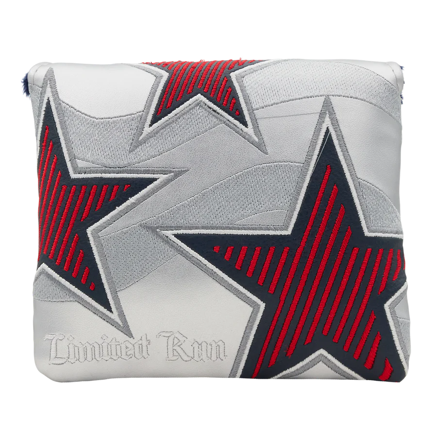 Limited Bettinardi 2026 Stars & Stripes 4th of July Distressed Red Armor Inovai 9.0-Fly w/ Fancy Red/Blue TPT-Stars & Bars Mallet Putter