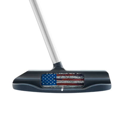 Limited Bettinardi 2026 Stars & Stripes 4th of July Distressed Navy Armor SB1-Flymill w/ Fancy Distressed Blue TPT-Anodized Flag Pocket-Stars & Bars Blade Putter