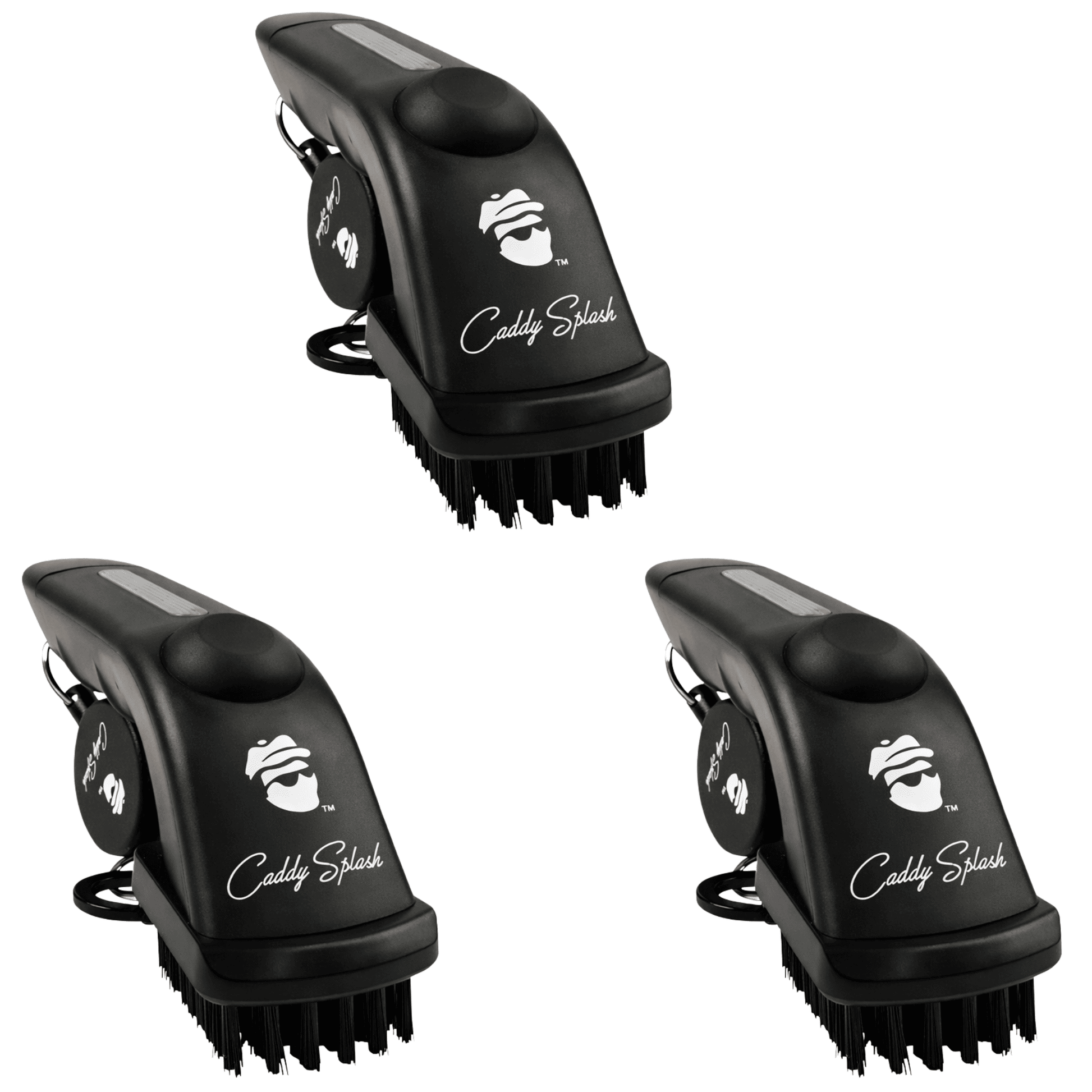 Golf Club Water Brush Pro Cleaner - Black Caddy Splash