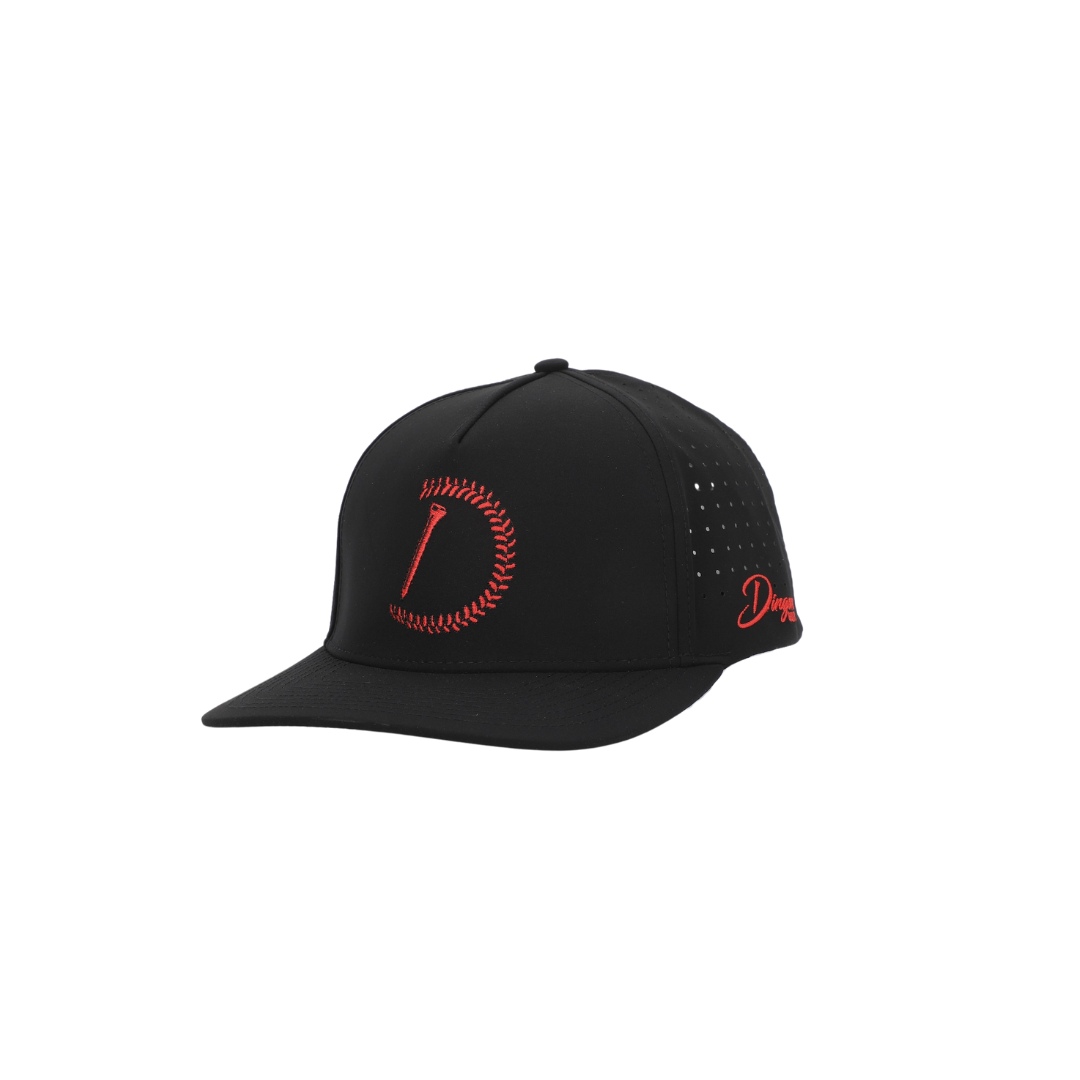 Stitch Black Golf Hat - The Golf Guys Online