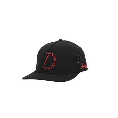 Stitch Black Golf Hat - The Golf Guys Online