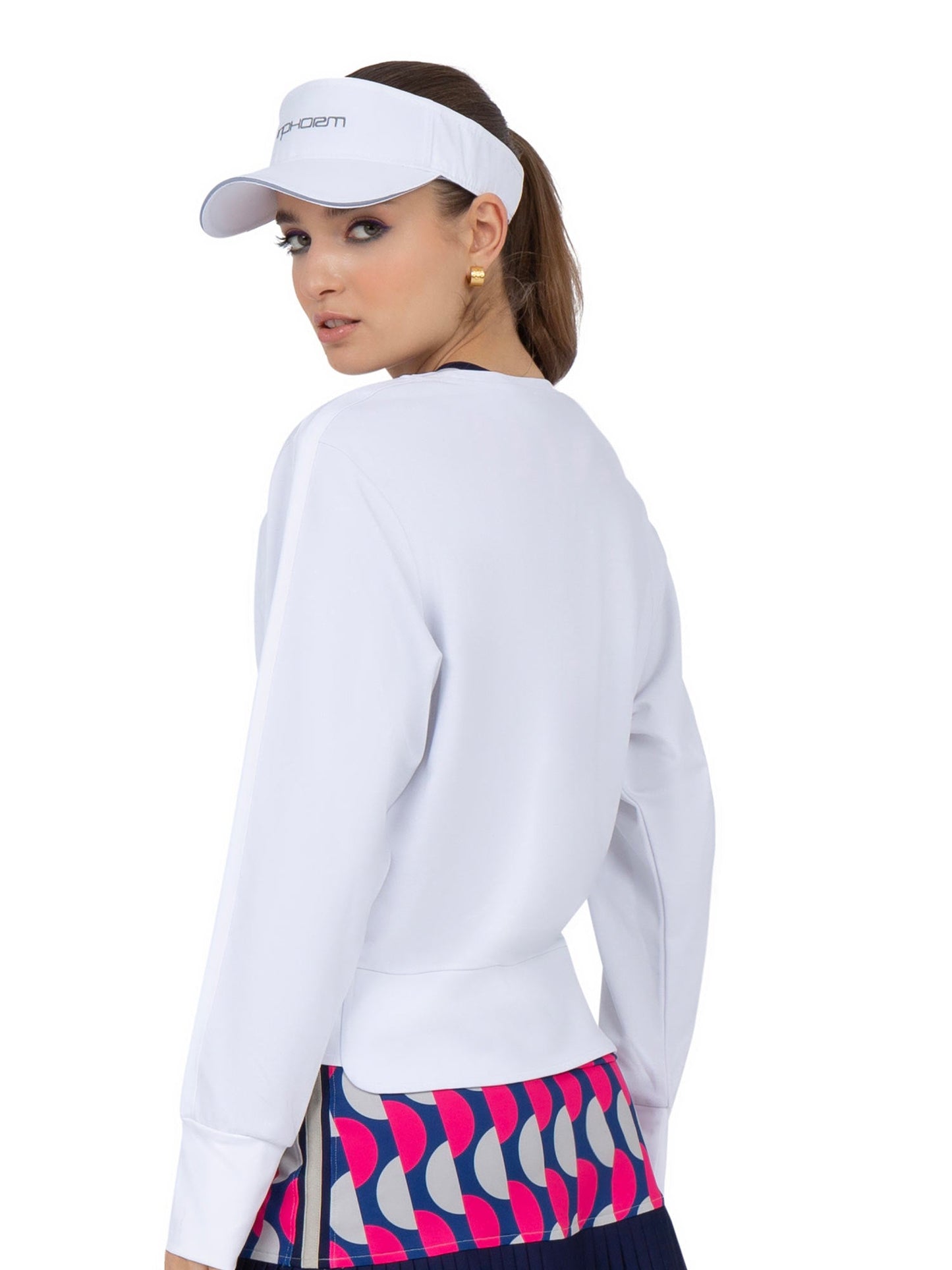 Camila Performance Sweatshirt - Pickleball Print - The Golf Guys Online