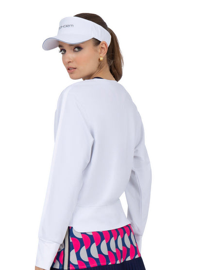 Camila Performance Sweatshirt - Pickleball Print - The Golf Guys Online