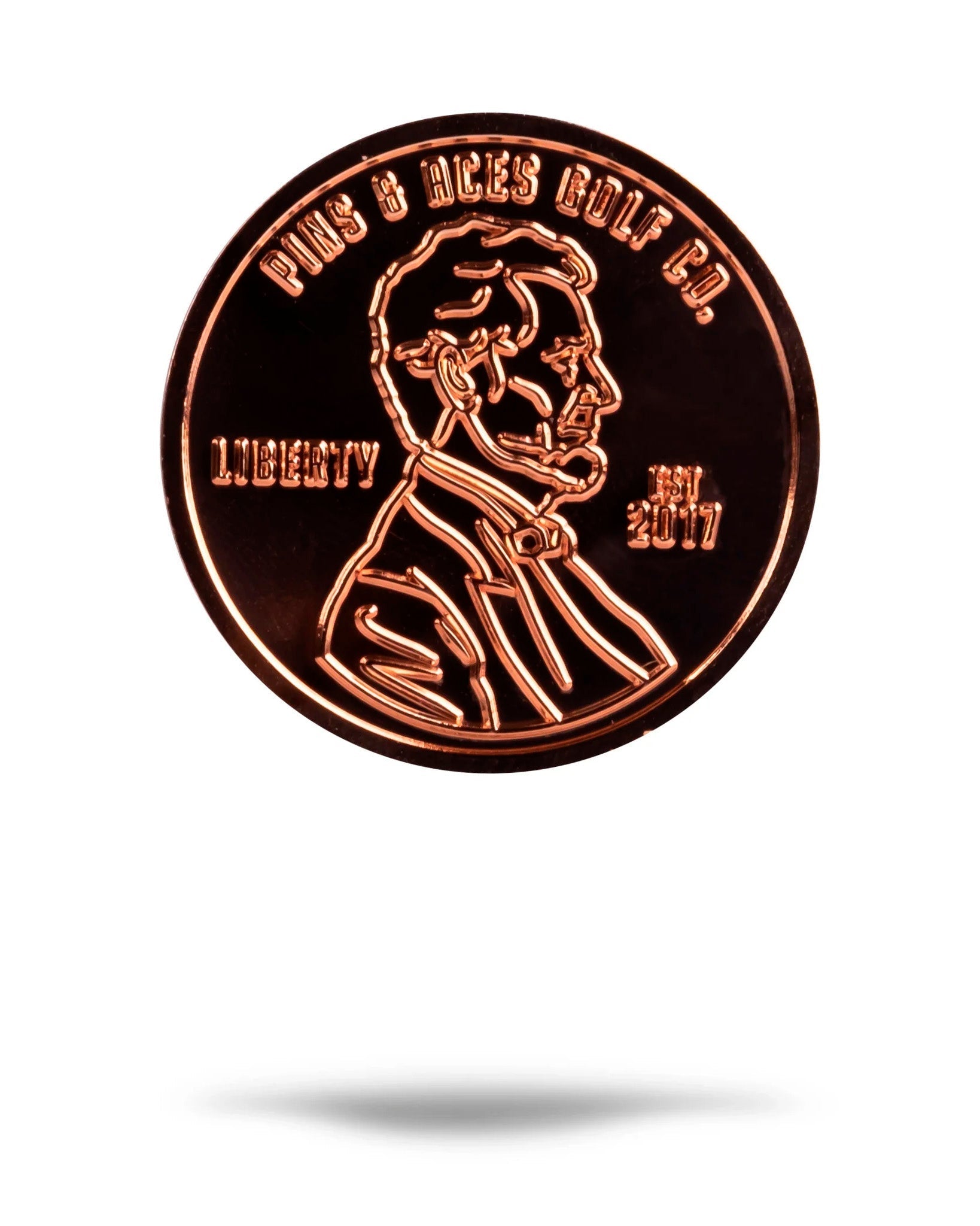Pins & Aces Penny Ball Marker - Thumbnail 2