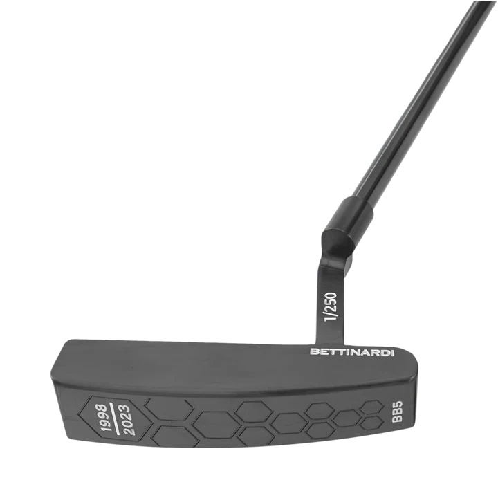 Limited Bettinardi 25th Anniversary Black PVD BB5 Fine Flymill Blade Putter