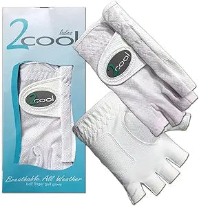 2cool Ladies Breathable All Weather Half Finger Womans Gloves 2024