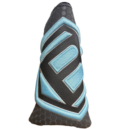 Limited Bettinardi 2022 Jumbo Hex B Specialty Run Blade Putter Headcover Grey/Light Blue/White