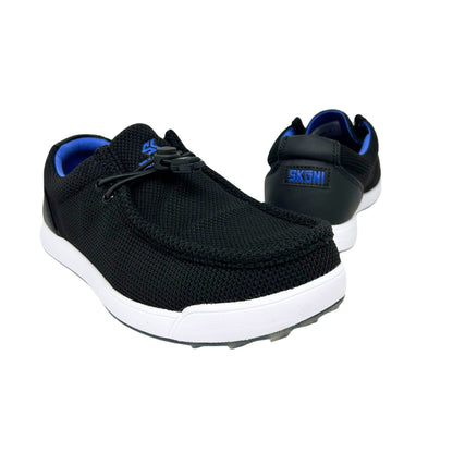 SKŌNI Men's Golf Shoe Waterproof- Black/Royal - The Golf Guys Online
