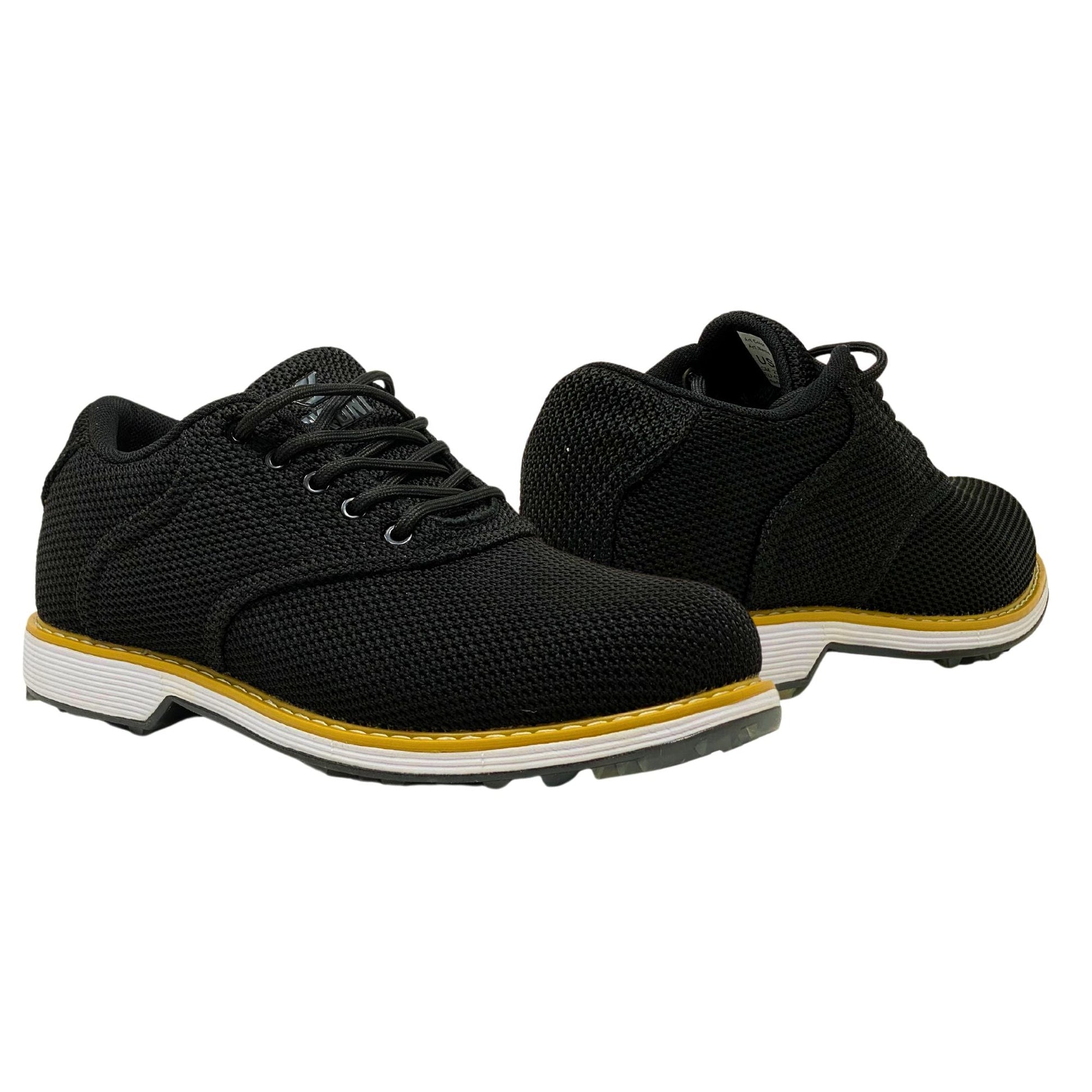 SKŌNI Men's Golf Shoe Waterproof- Black Saddle - The Golf Guys Online