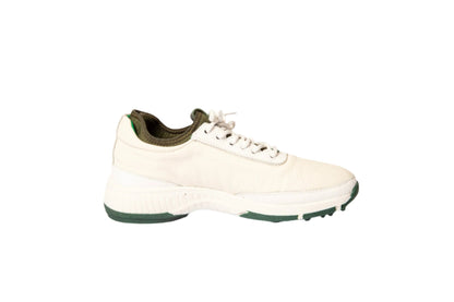 W&H Lynx - Deerskin Women's Golf Shoes in White and Green