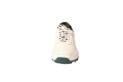 W&H Lynx - Deerskin Women's Golf Shoes in White and Green