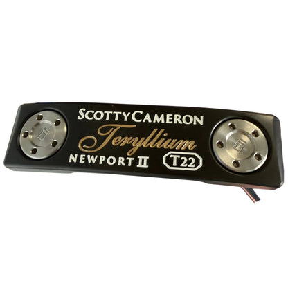 Pre-Owned Scotty Cameron Teryllium T22 TeI3 Newport 2: Limited Blade Putter W/ 35 Inch Steel Shaft (Mint)