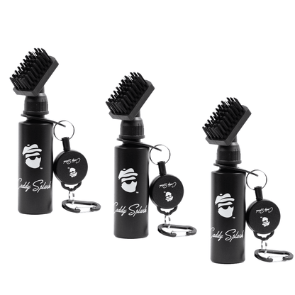 Original Golf Club Water Brush Cleaner - Black Caddy Splash
