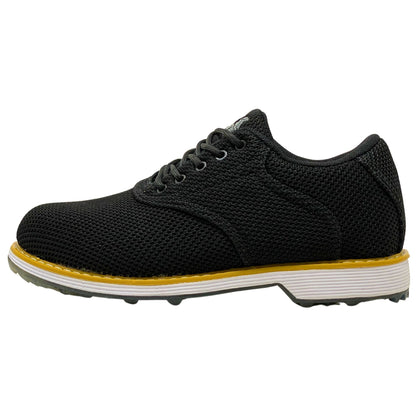 SKŌNI Men's Golf Shoe Waterproof- Black Saddle - The Golf Guys Online