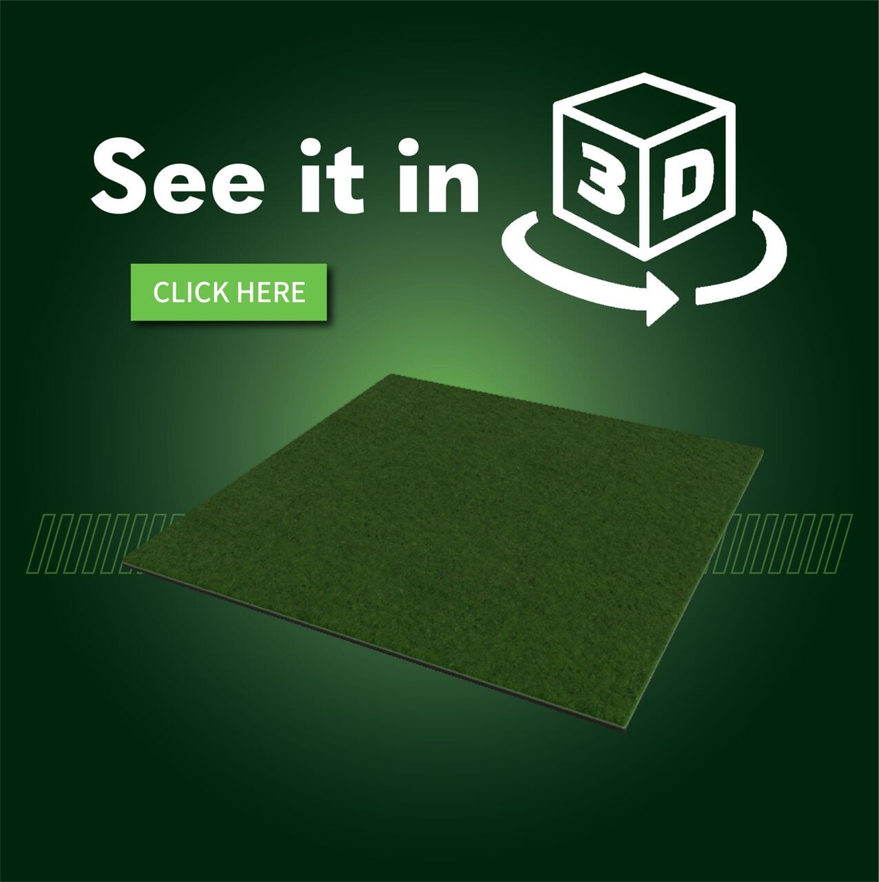 SIGPRO 3D 5'x5' Golf Mat - The Golf Guys Online