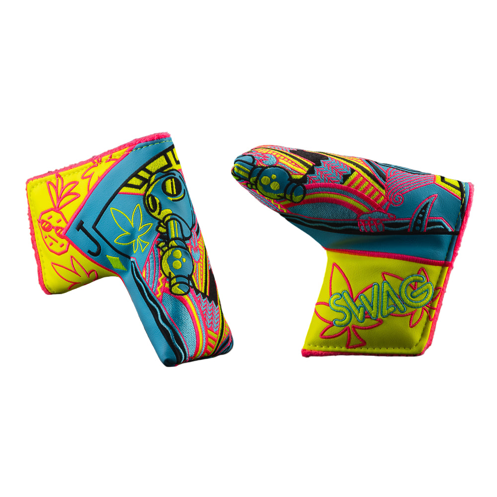 Limited Swag Golf Royal Highness Jack Pineapple Express Blade Putter Headcover *opened, no bag*