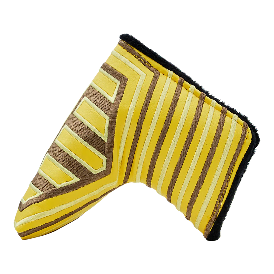 Limited Bettinardi Yellow/Brown Line Design Blade Putter Headcover