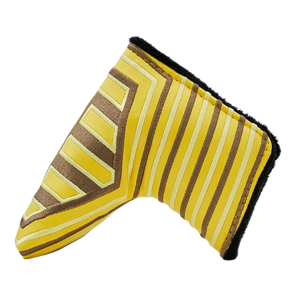 Limited Bettinardi Yellow/Brown Line Design Blade Putter Headcover