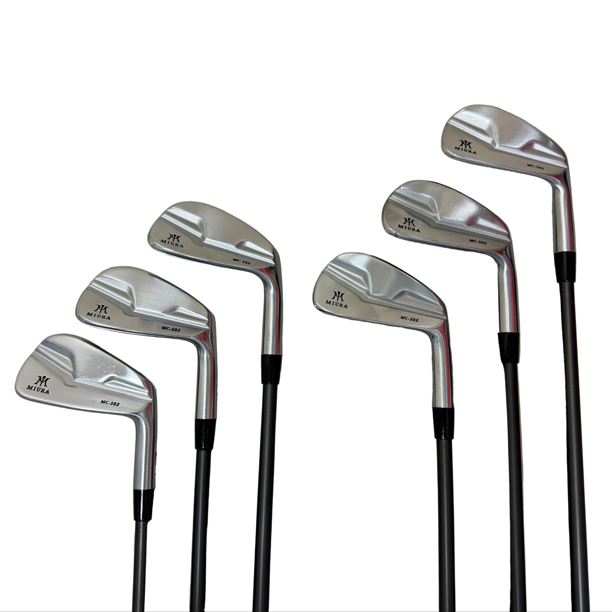 Pre-Owned Miura MC-502 Iron Set (5-PW) w/ AeroTech Steel Fiber Private Reserve i110 Flex-S (Stiff) Graphite Shaft Right Hand [Playing Length: 0.25" Over Standard] (Above Average)
